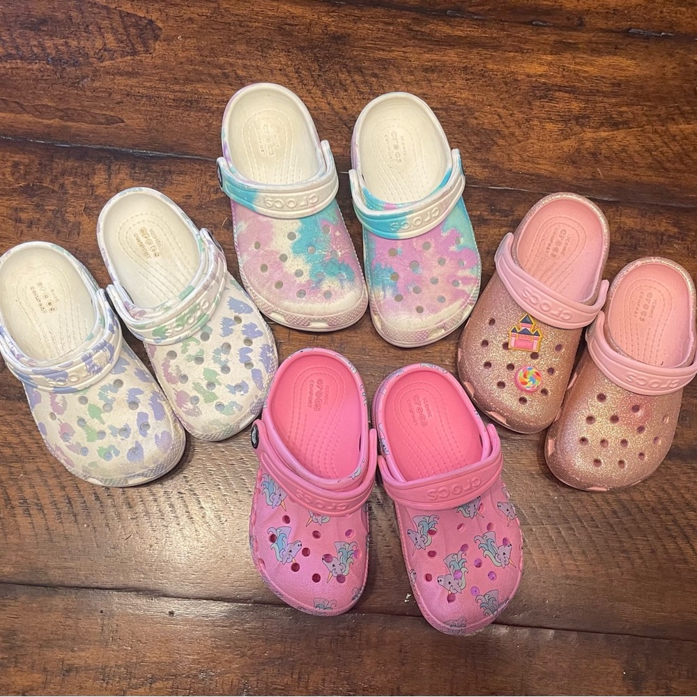 Lot of pre-loved crocs